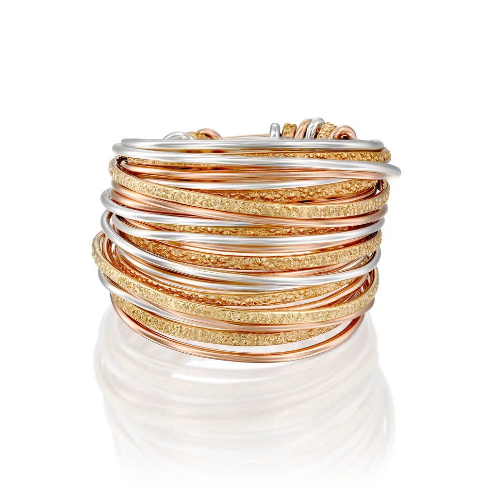 Spirali Yellow Red & White Ring - Studio Spirali