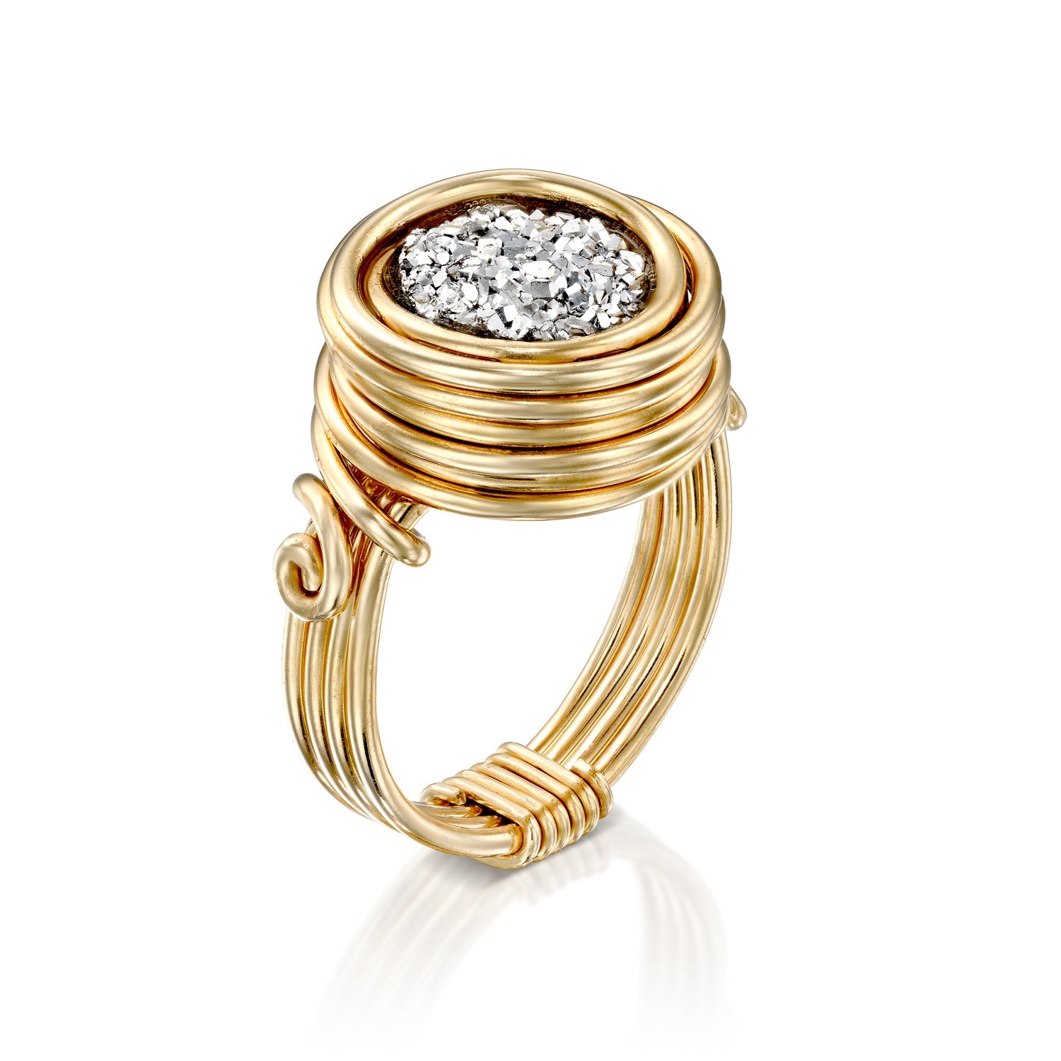 Universe Agate Ring - Studio Spirali