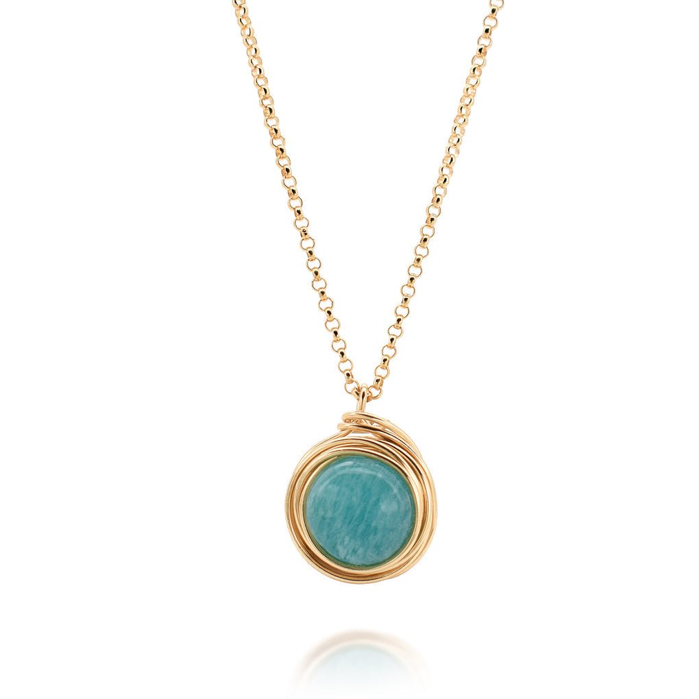 Universe Amazonite Necklace - Studio Spirali