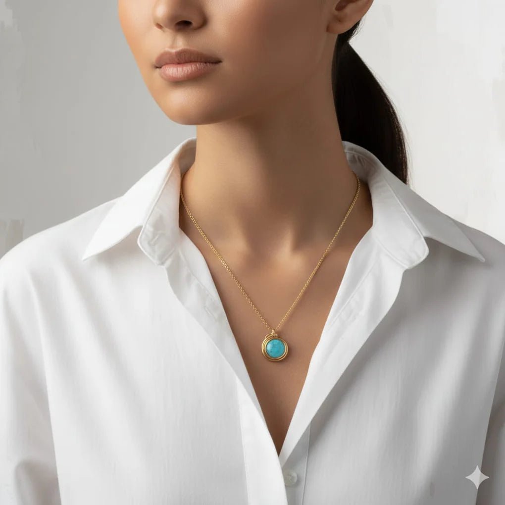 Universe Amazonite Necklace - Studio Spirali