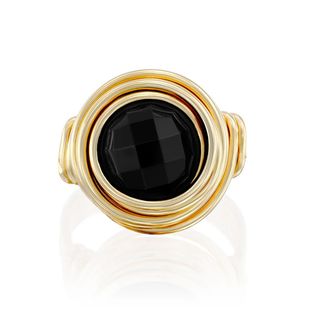 Universe Onyx Ring - Studio Spirali