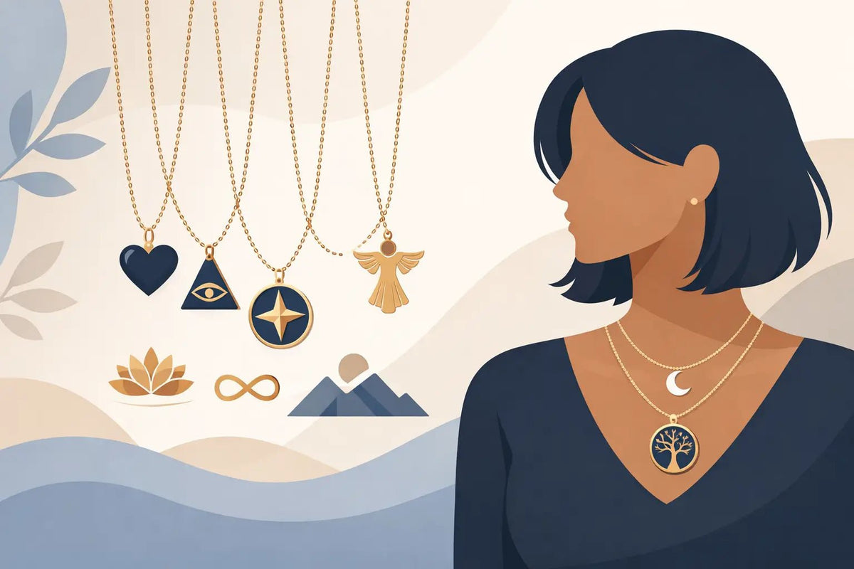 How to Style Symbol Necklaces With Meaning - Studio Spirali