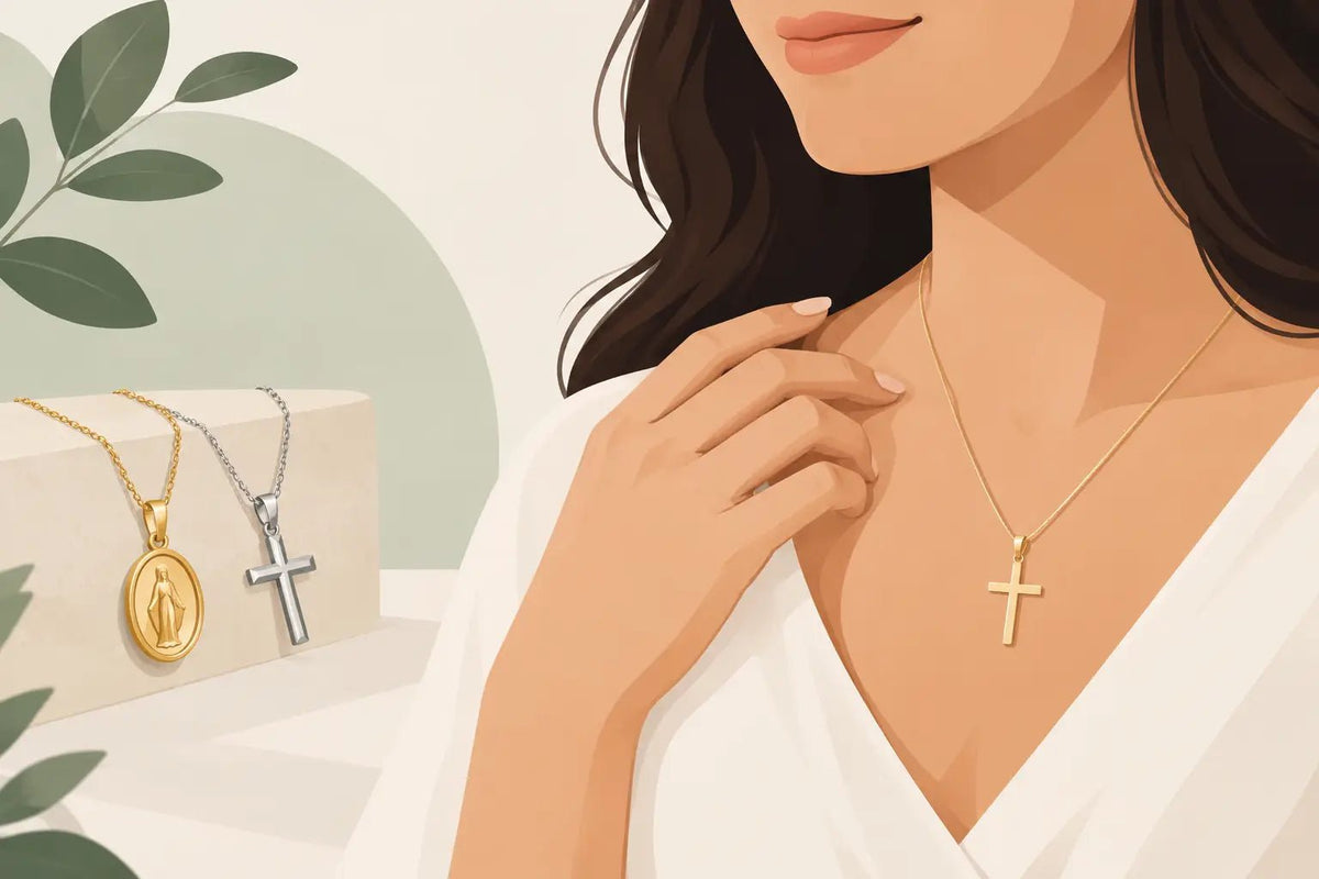 Religious Jewelry Made to Be Worn Close - Studio Spirali