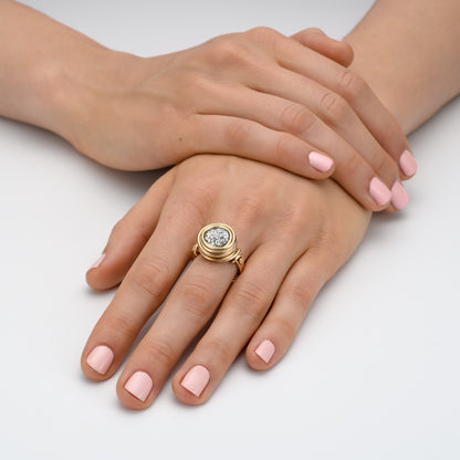 Universe Agate Ring