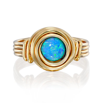 Opal Universe Ring