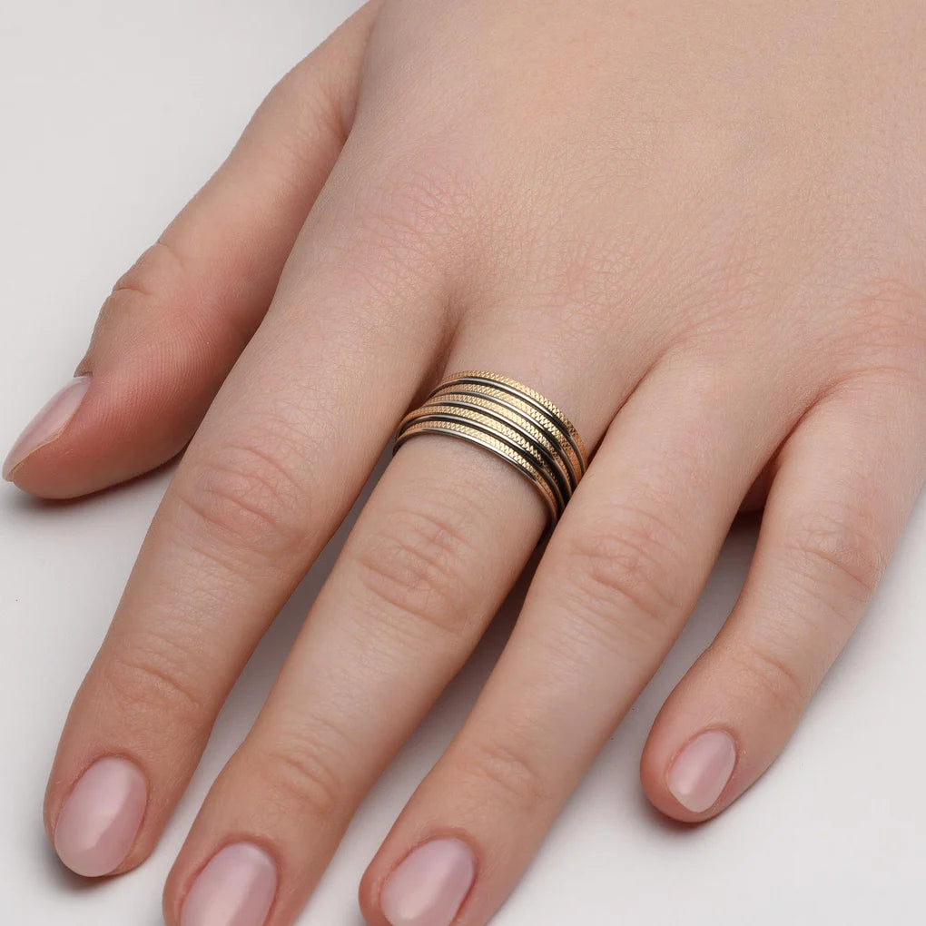Spirali Tricolor Mini Ring