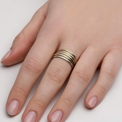 Spirali Tricolor Mini Ring
