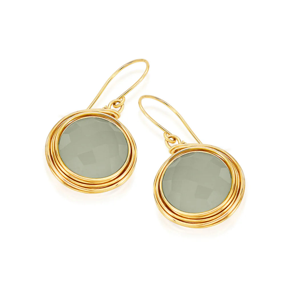 Universe Chalcedony Earrings