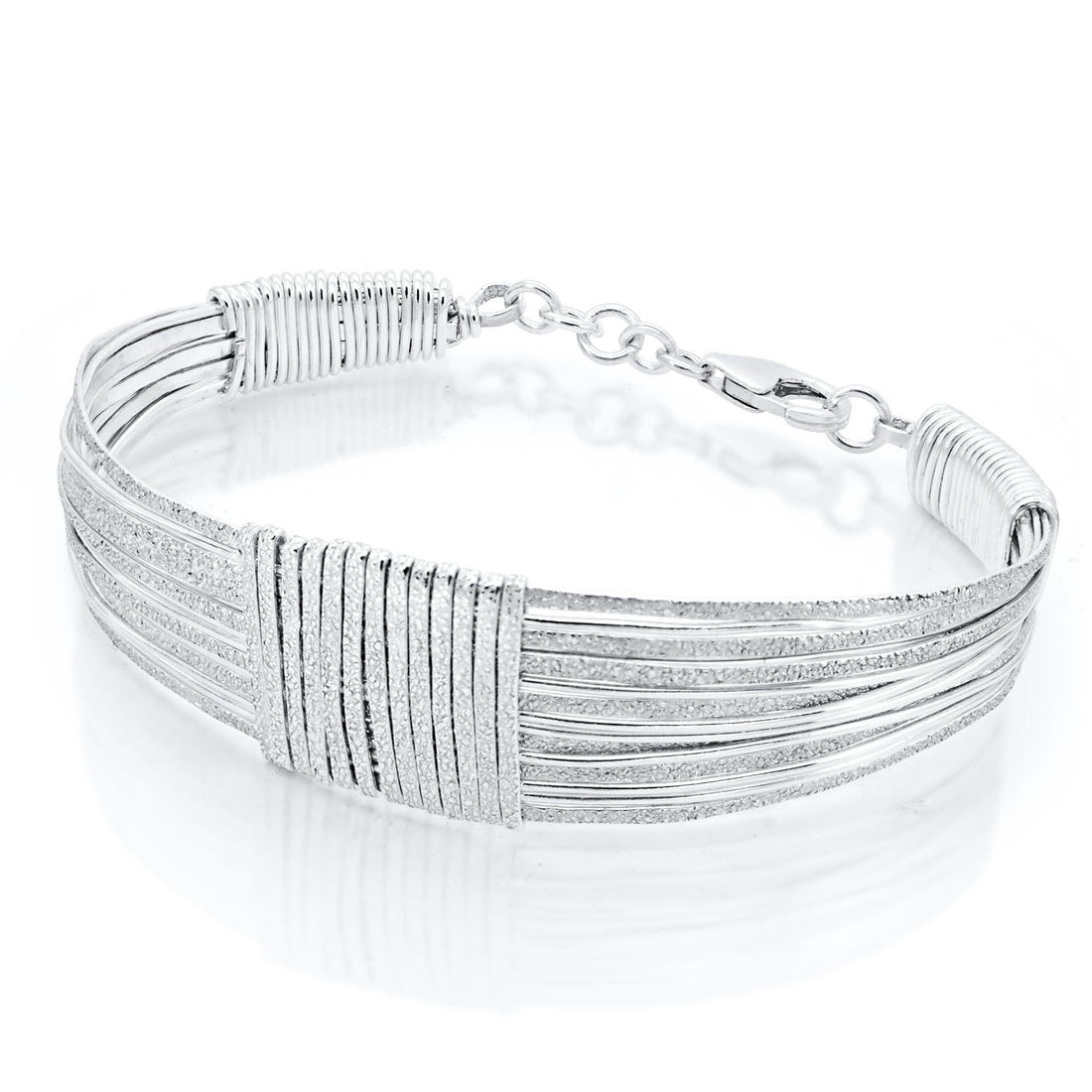 Silver Spiral Bracelet