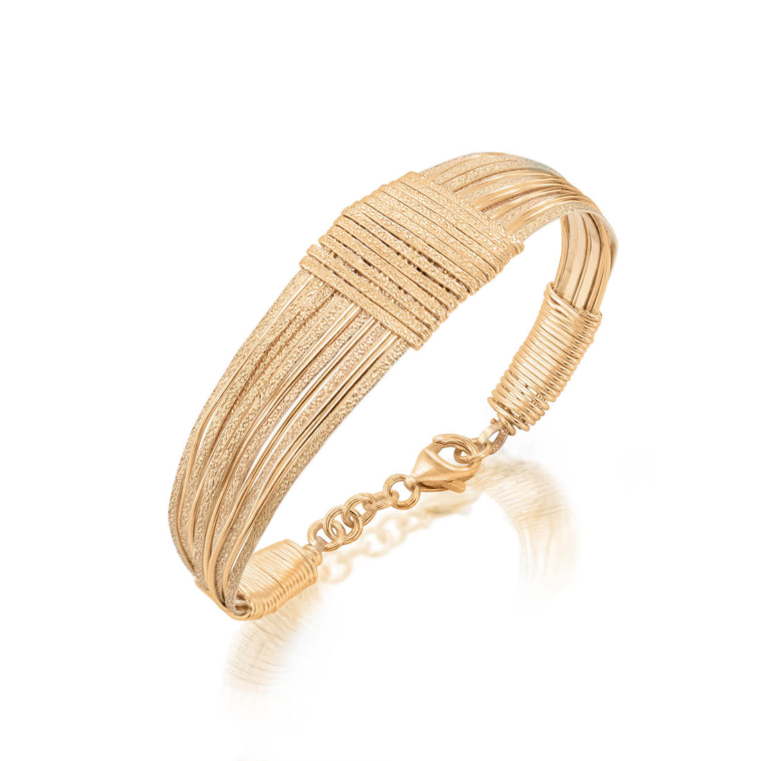 Gold Spiral Bracelet