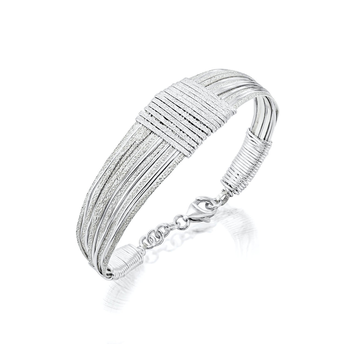 Silver Spiral Bracelet