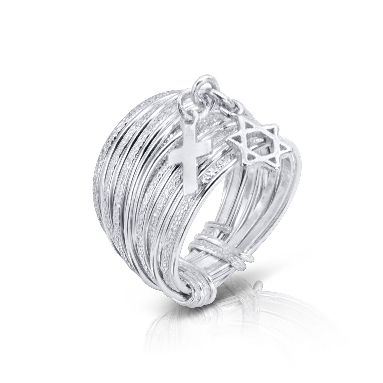 Spirali Pure Silver Unity Ring