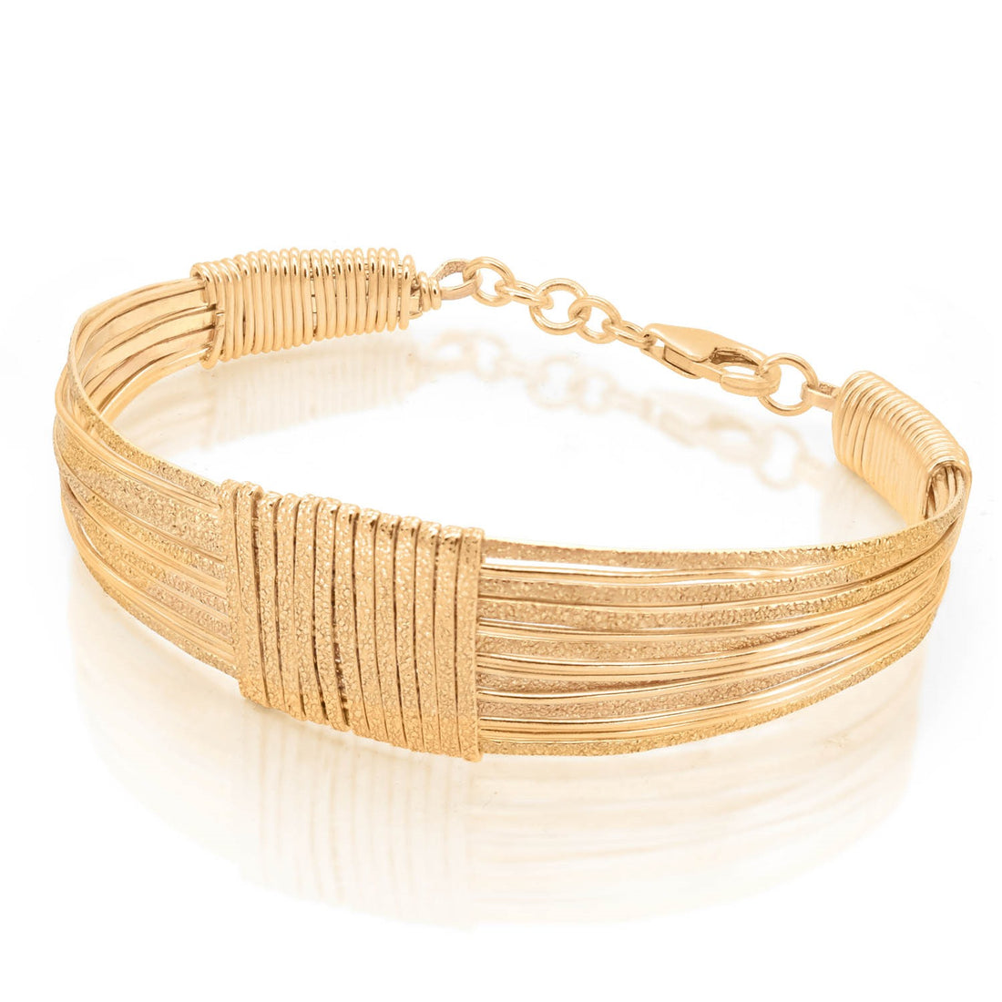 Gold Spiral Bracelet