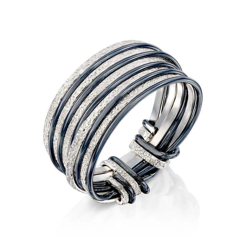 Mini Spirali Black &amp; White Ring - Studio Spirali