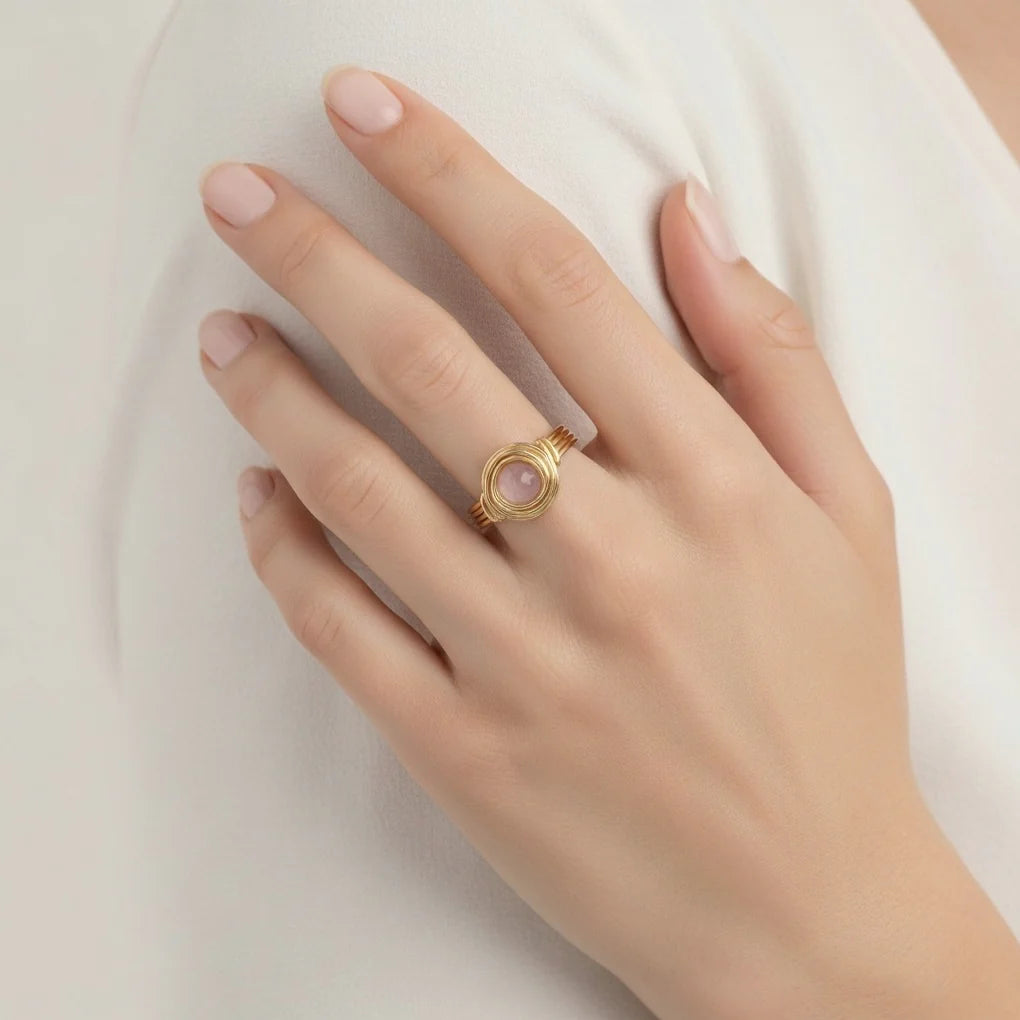 Universe Rose Quartz Ring