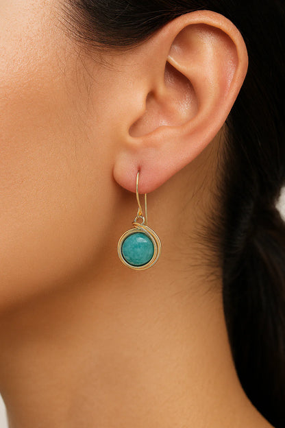 Universe Amazonite Earrings