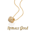 Solid Gold & Silver Spiral Necklace - Studio Spirali