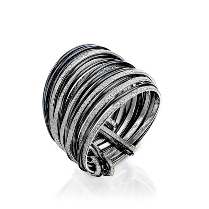 Spirali Black &amp; White Ring - Studio Spirali