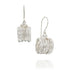 Spirali White Silver Earrings - Studio Spirali