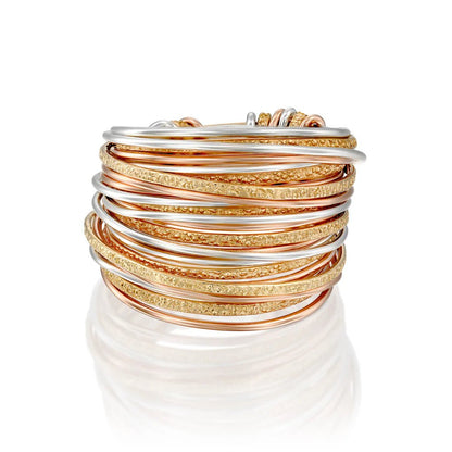 Spirali Yellow Red &amp; White Ring - Studio Spirali