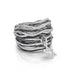 Symbol Black & Silver Star of David Ring - Studio Spirali