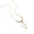 Symbol Gold & Silver Israel Map Beaded Necklace - Studio Spirali