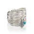 Symbol Silver Hamsa & Turquoise Ring - Studio Spirali