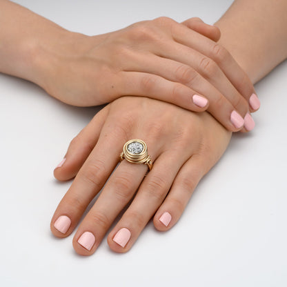 Universe Agate Ring - Studio Spirali