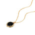 Universe Coin Onyx Necklace - Studio Spirali