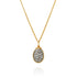 Universe Gold Agate Necklace - Studio Spirali