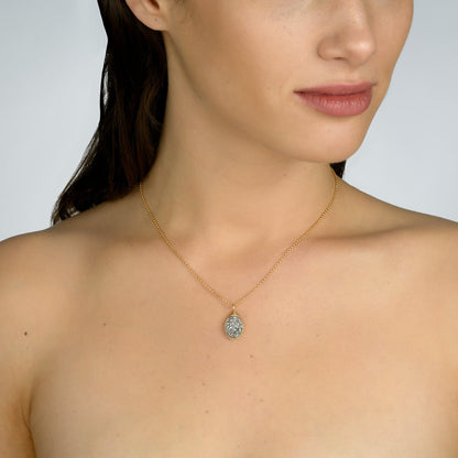 Universe Gold Agate Necklace - Studio Spirali