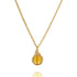 Universe Gold Citrine Necklace - Studio Spirali