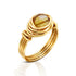 Universe Gold Citrine Ring - Studio Spirali