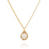 Universe Gold Pearl Sphere Necklace - Studio Spirali