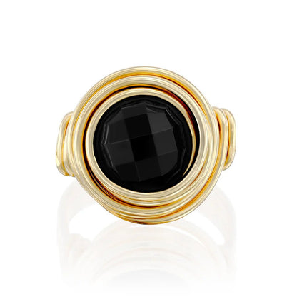 Universe Onyx Ring - Studio Spirali