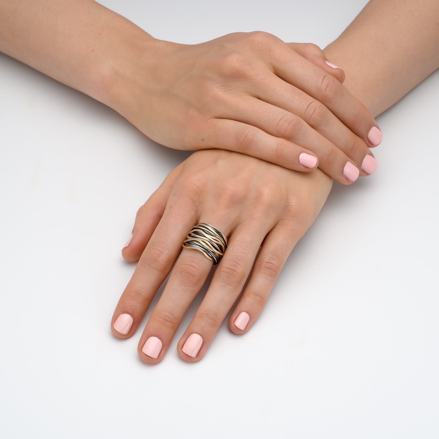 Solid Gold Safari Spiral Ring - Studio Spirali