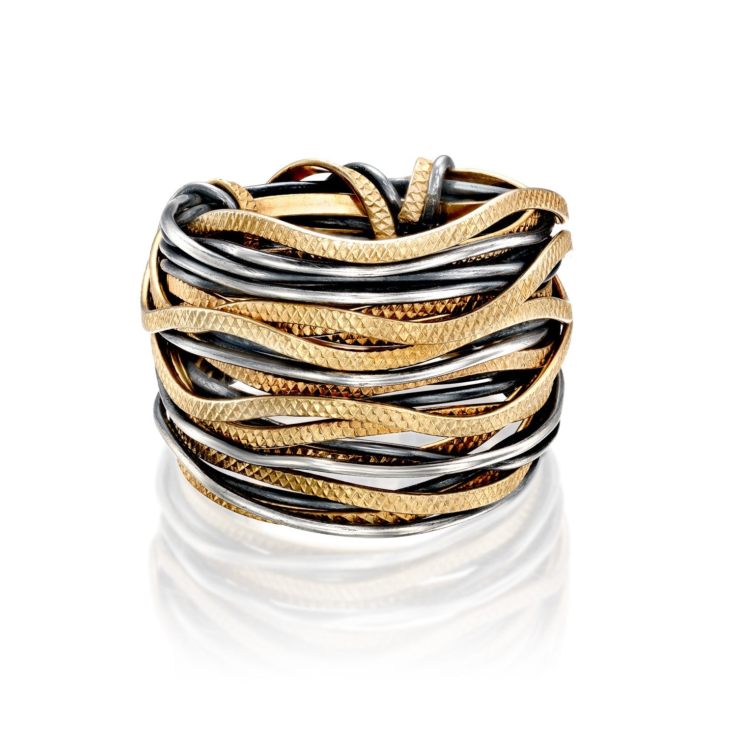 Solid Gold Safari Spiral Ring - Studio Spirali