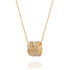 Solid Gold & Silver Spiral Necklace - Studio Spirali