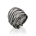 Spirali Black & Silver Ring - Studio Spirali