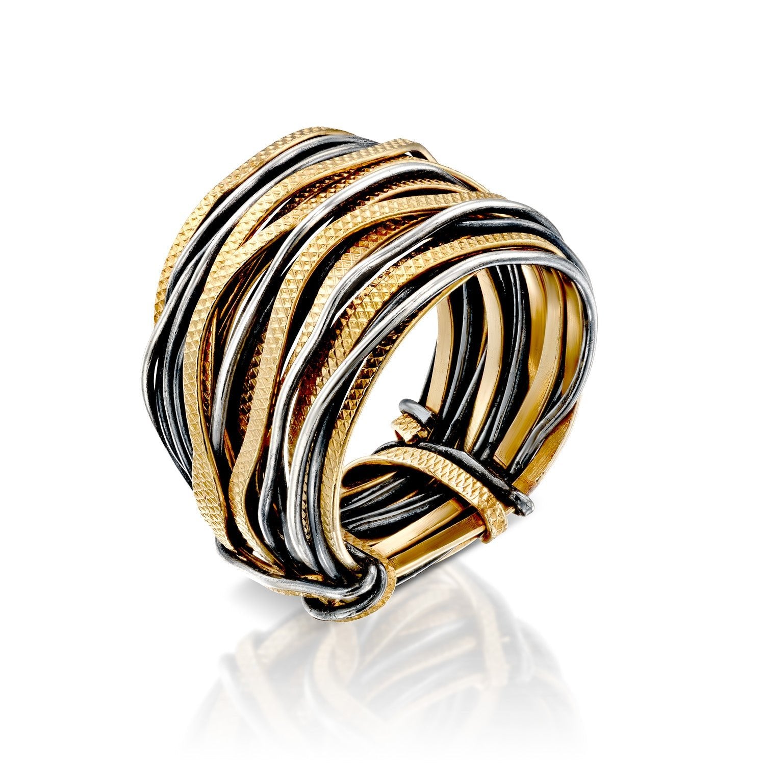 Spirali Gold &amp; Silver Safari Ring - Studio Spirali